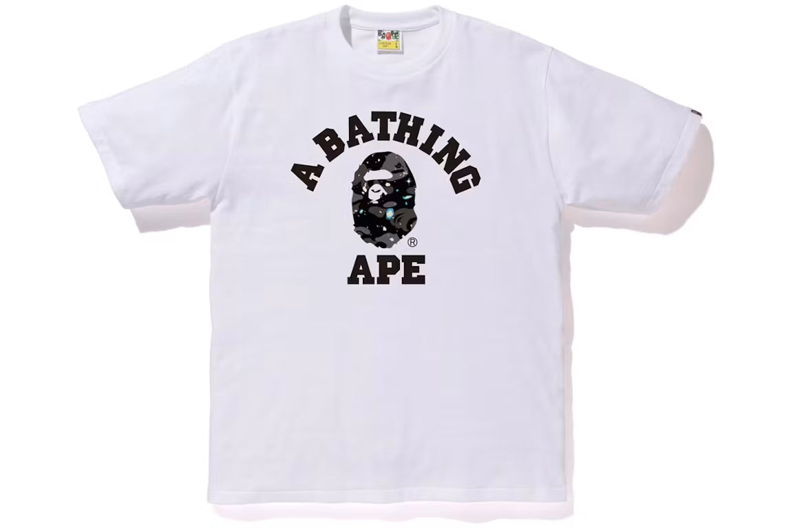 BAPE College Tee - Space Camo